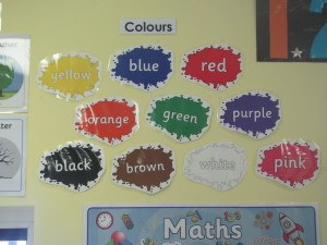 Our colour chart
