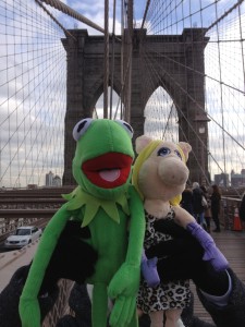 On Brooklyn Bridge.